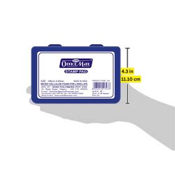 Office Mate Stamp Pad Medium Blue